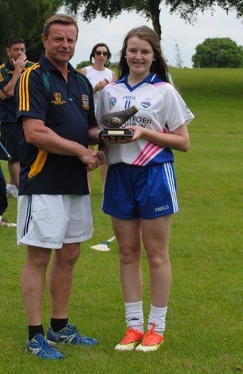 Kildalkey's Beverley Lynch wins the Meath Puc Fada Kildalkey's Beverley Lynch wins the Meath Puc Fada